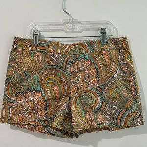 Paisley Mini Shorts